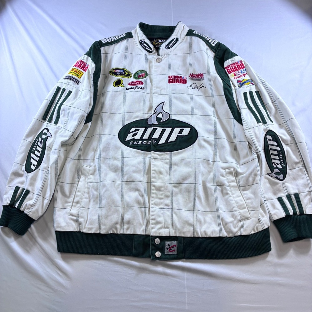 VTG Chase Authentics Dale Earnhardt Jr Amp Energy NASCAR Racing Jacket 2XLT